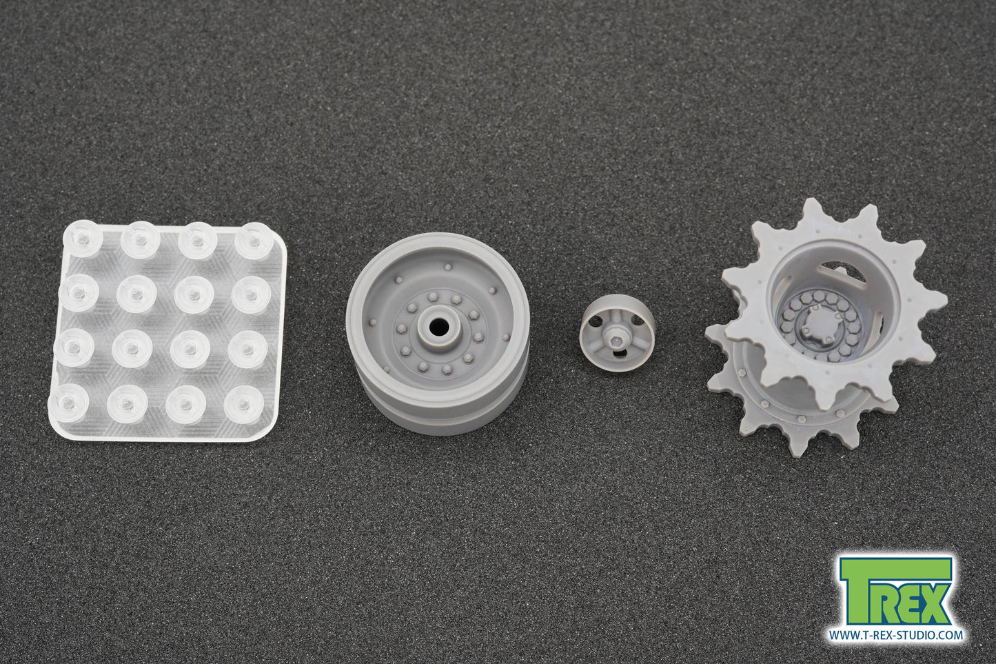 1/35 M1A1/A2 Running Gear Set A (Before 2015 w/Old-Type Sprocket) for DRAGON