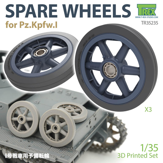 1/35 Pz.Kpfw.I Spare Road Wheel (3 pieces)