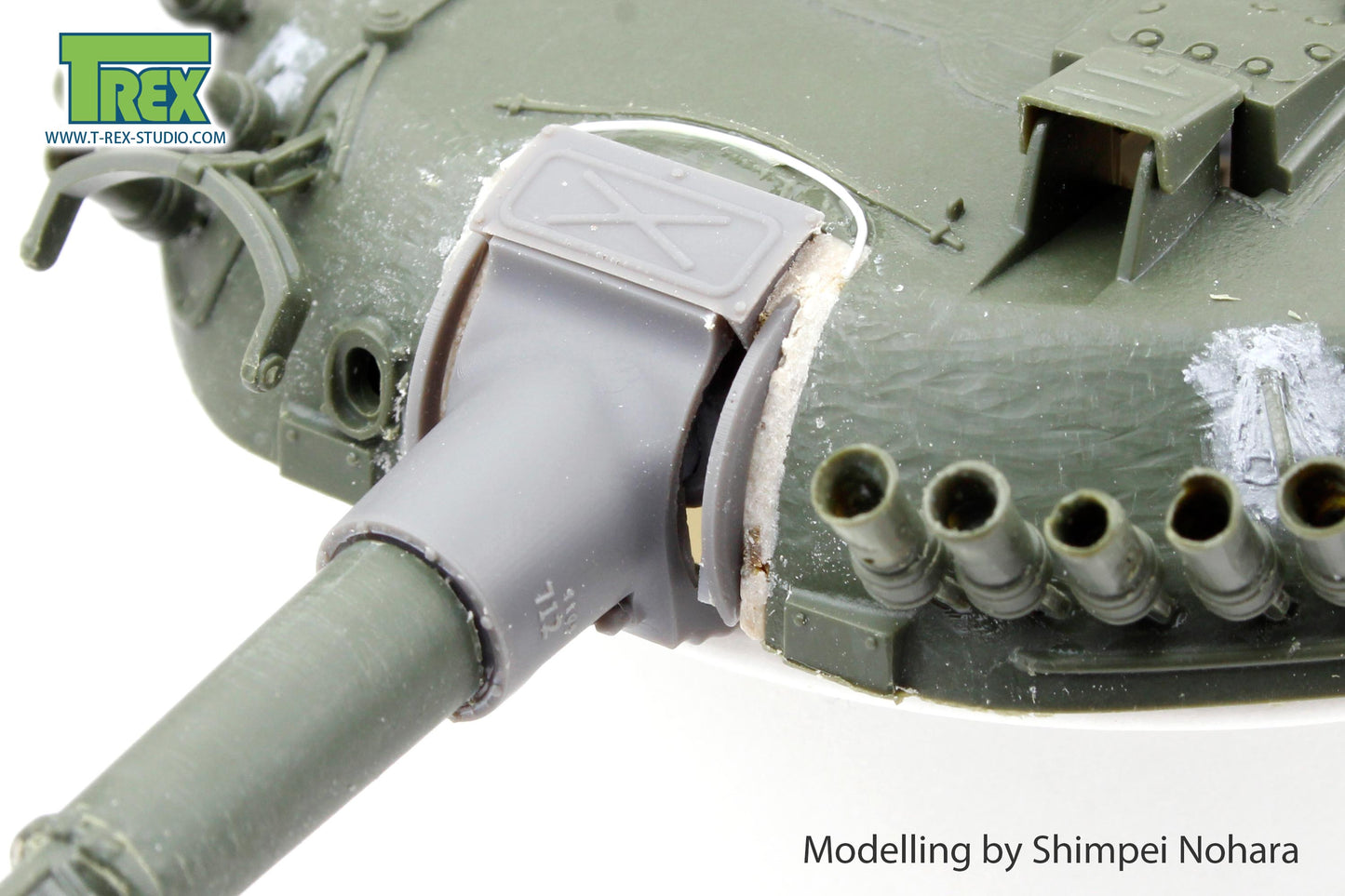 1/35 T-72 Gun Mantlet w/o Canvas Cover