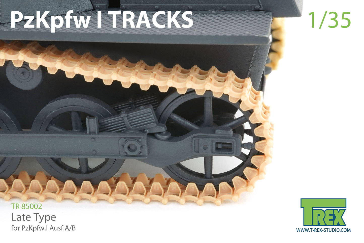 1/35 PzKpfw I Tracks Late Type for Ausf.A/B