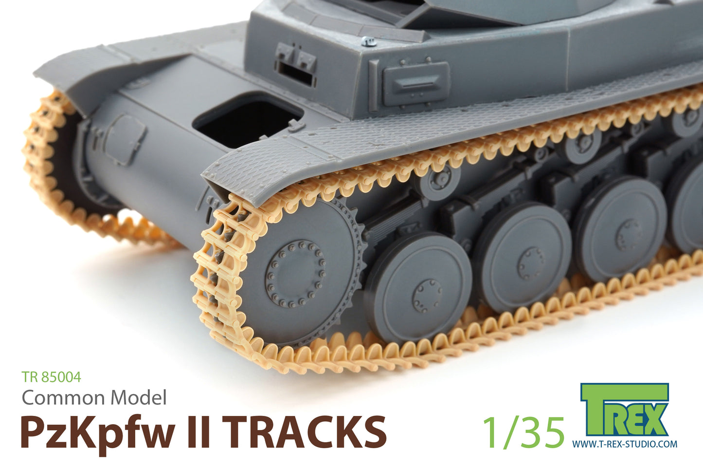 1/35 PzKpfw II Tracks Common Model