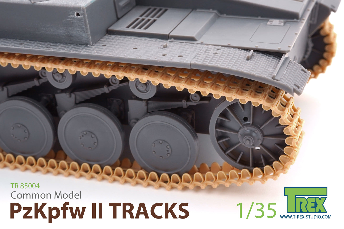 1/35 PzKpfw II Tracks Common Model