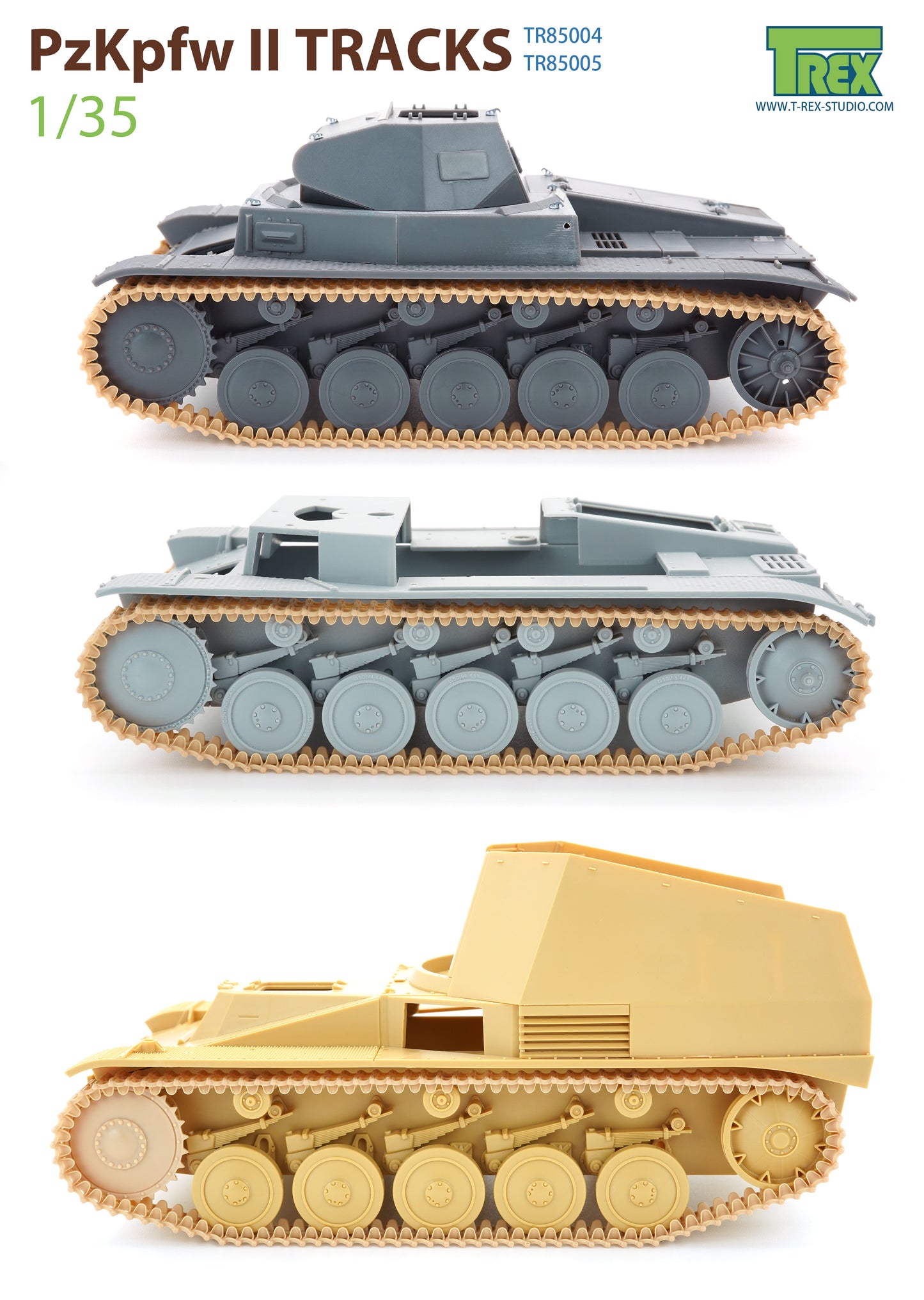 1/35 PzKpfw II Tracks Rare Model