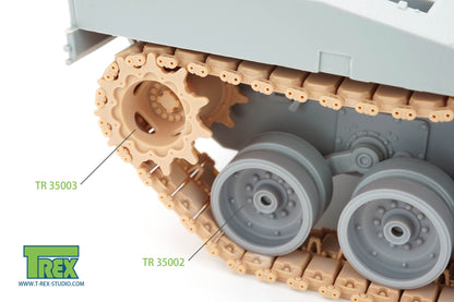1/35 M1A1/A2 Abrams T-158LL Tracks Active Version (metal pins)