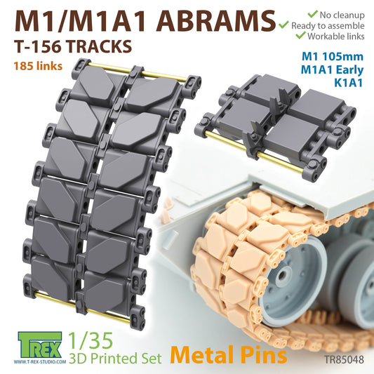 1/35 M1 Abrams T156 Tracks (metal pins)