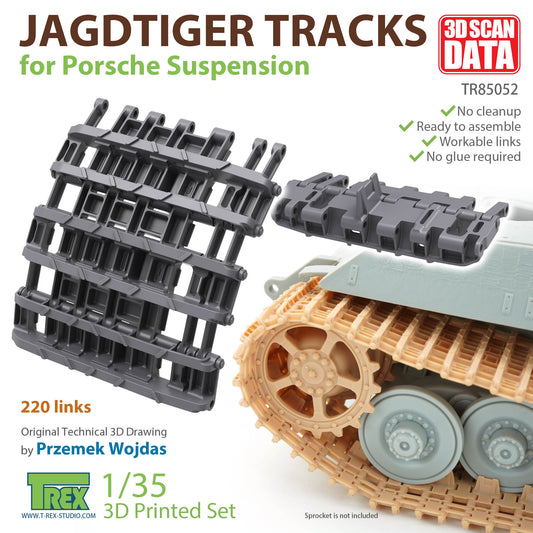 1/35 Jagdtiger Tracks for Porsche Suspension