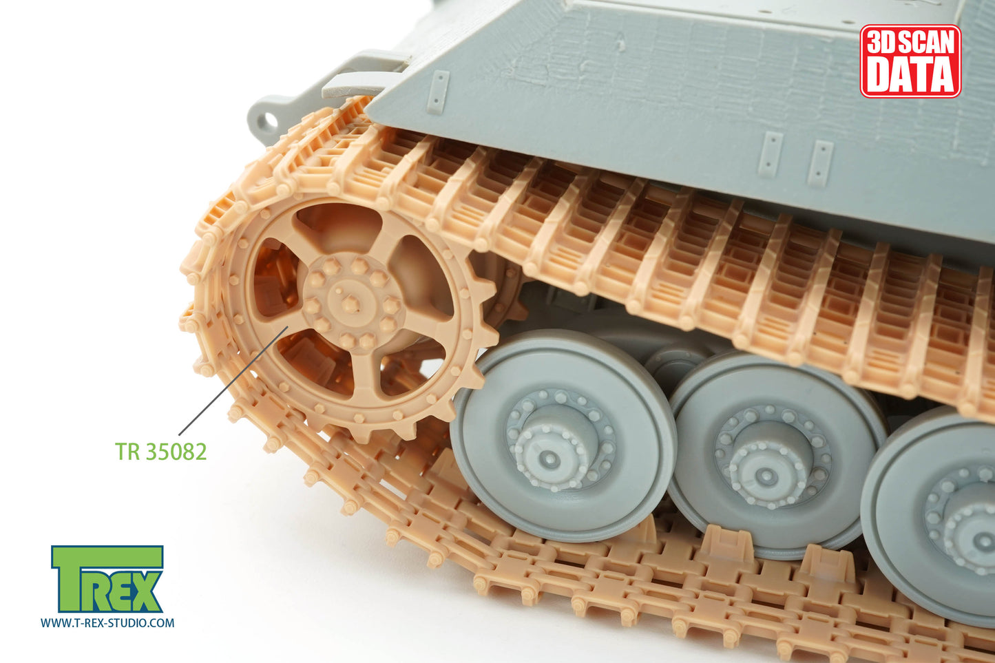 1/35 Jagdtiger Tracks for Porsche Suspension