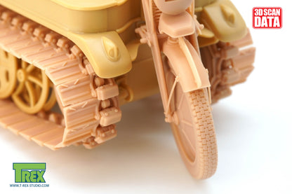1/35 Kettenkaraftrad Winterkette w/Sprockets, Wheels Type 2 for TAMIYA 35377