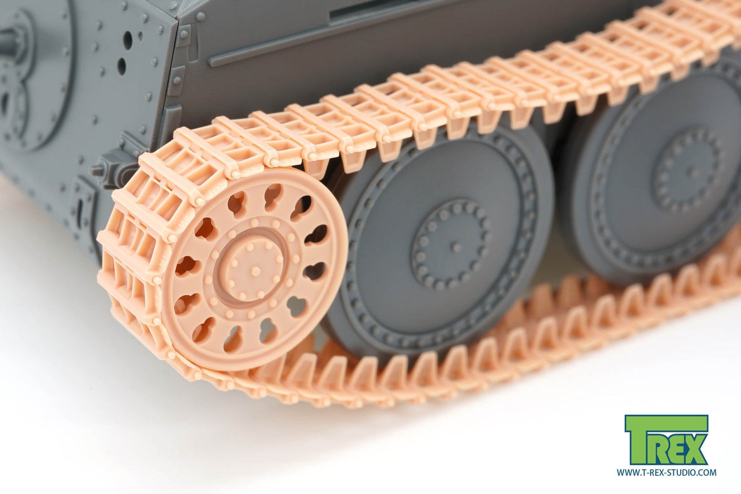 1/35 Pz.Kpfw.38(t) Tracks Late Type w/Sprocket & Idler for TAMIYA