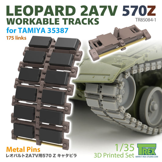 1/35 Leppard 2A7V 570Z Workable Tracks for TAMIYA 35387