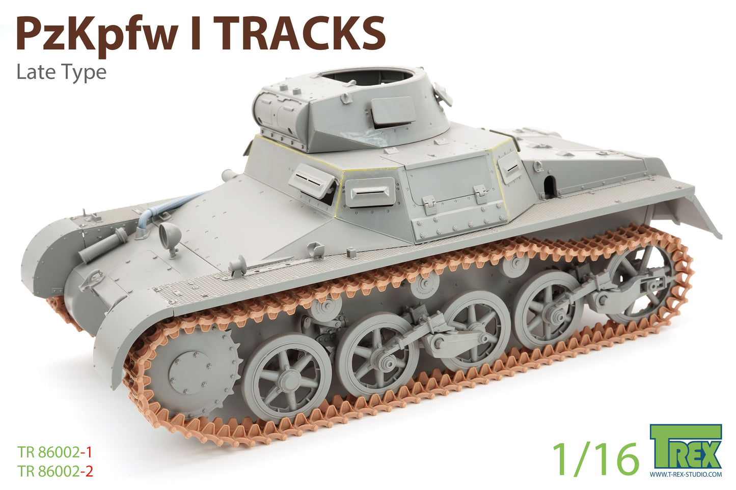 1/16 PzKpfw I Tracks Late Type for Ausf.B
