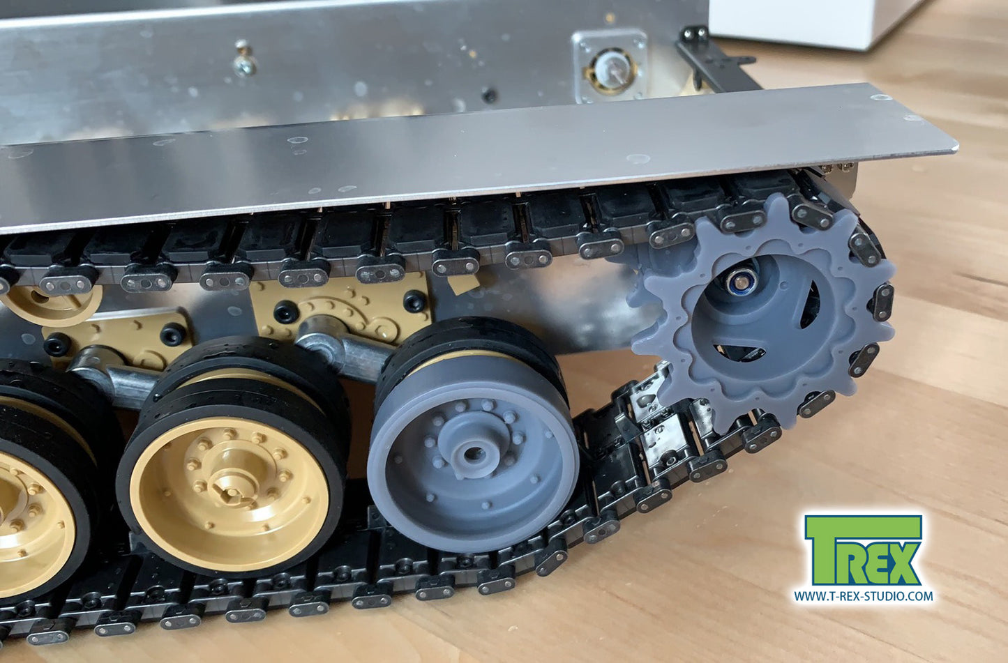 1/16 M1 Abrams Road Wheel Set for TAMIYA