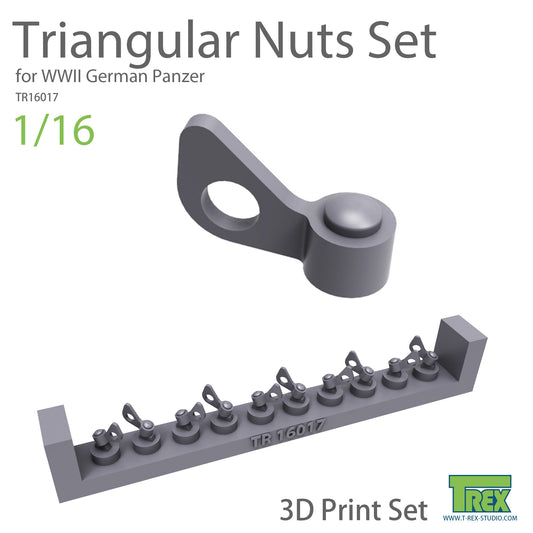 1/16 Triangular Nuts Set for WWII German Panzer