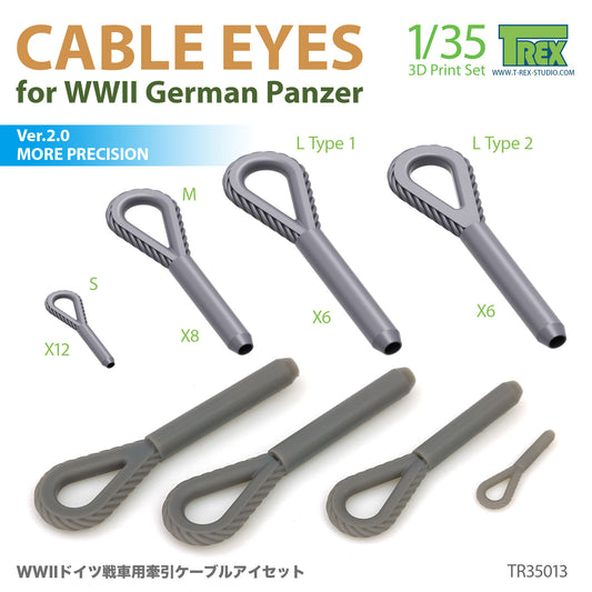 1/35 Cable eyes for German Panzer Set Ver.2.0